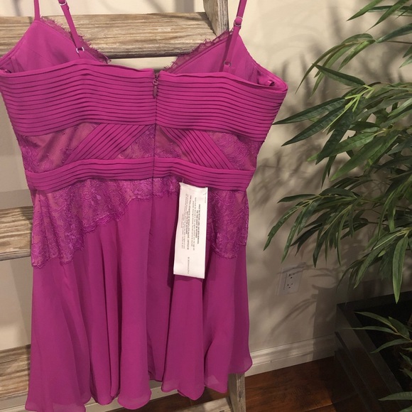 NWT BCBG MAX AZRIA pink party dress size medium - Picture 4 of 5